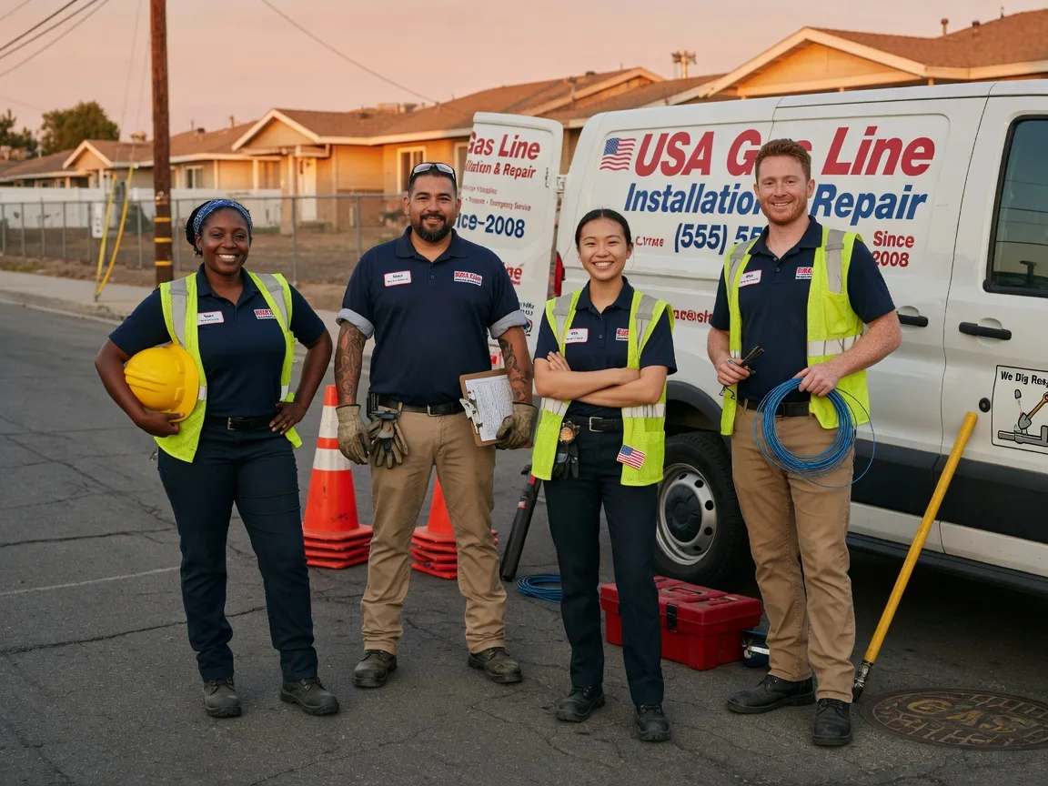 Gas Line Installation company in Tyler Hill, PA